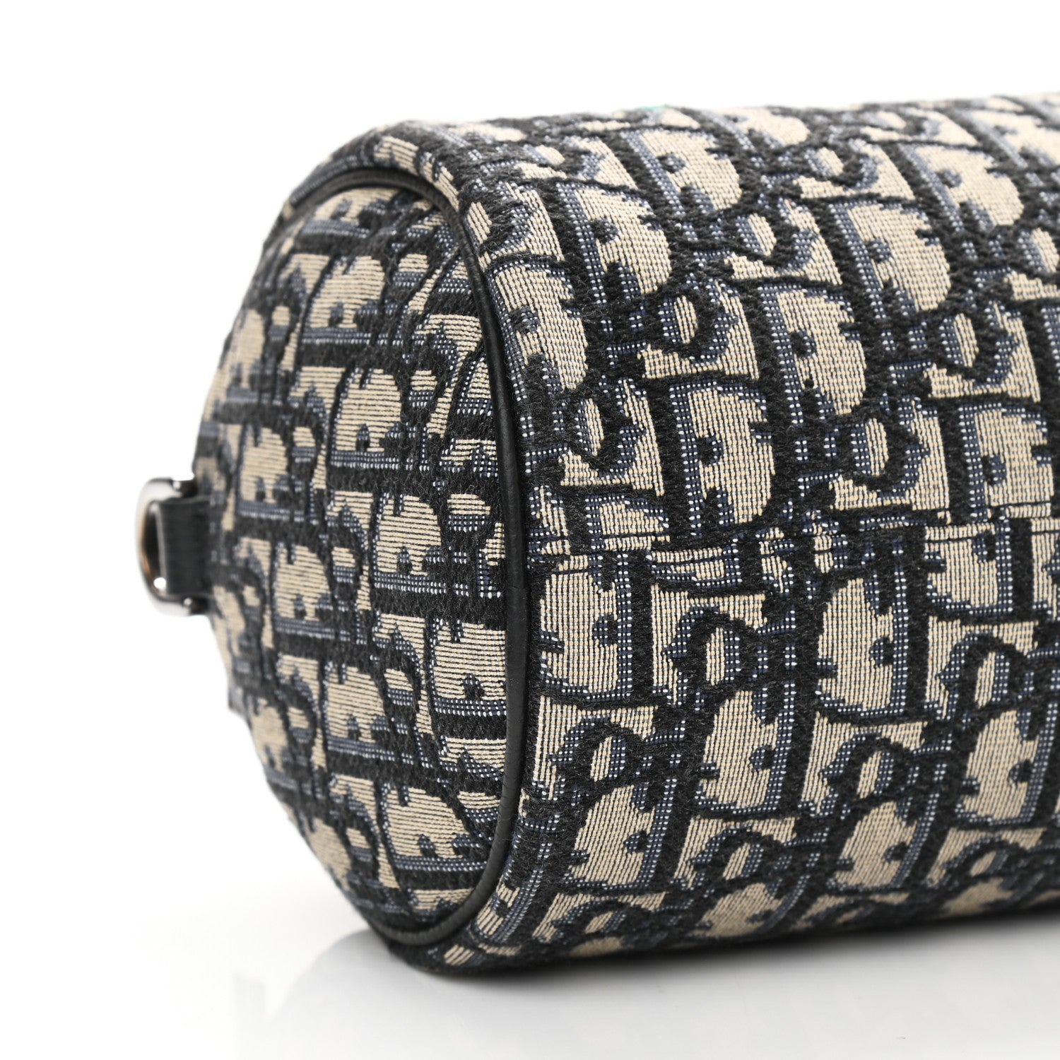 Christian Dior X KENNY SCHARF Oblique Canvas Embroidered Patches Roller Messenger Bag Charcoal 8 of 9