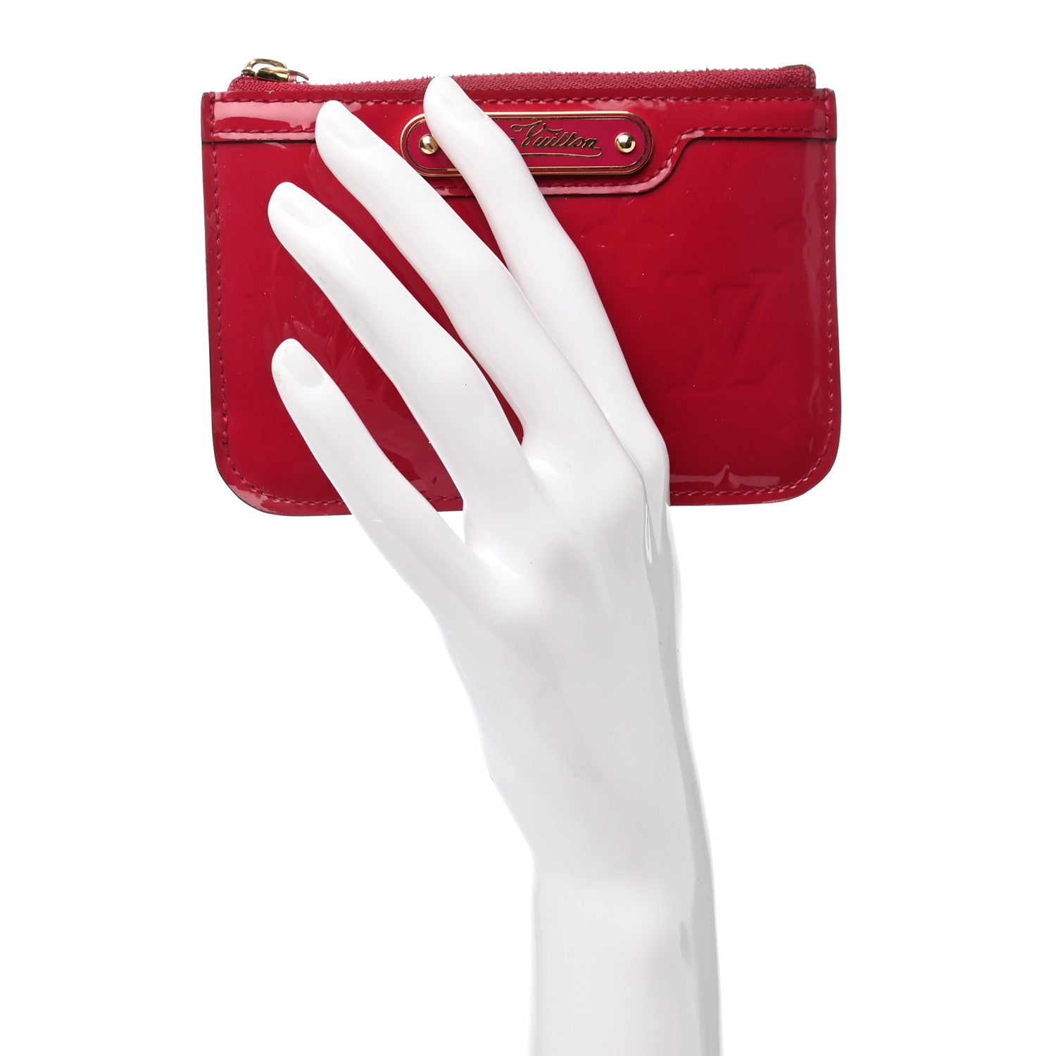 Louis Vuitton Vernis Key Pouch Rose Indien 2 of 9