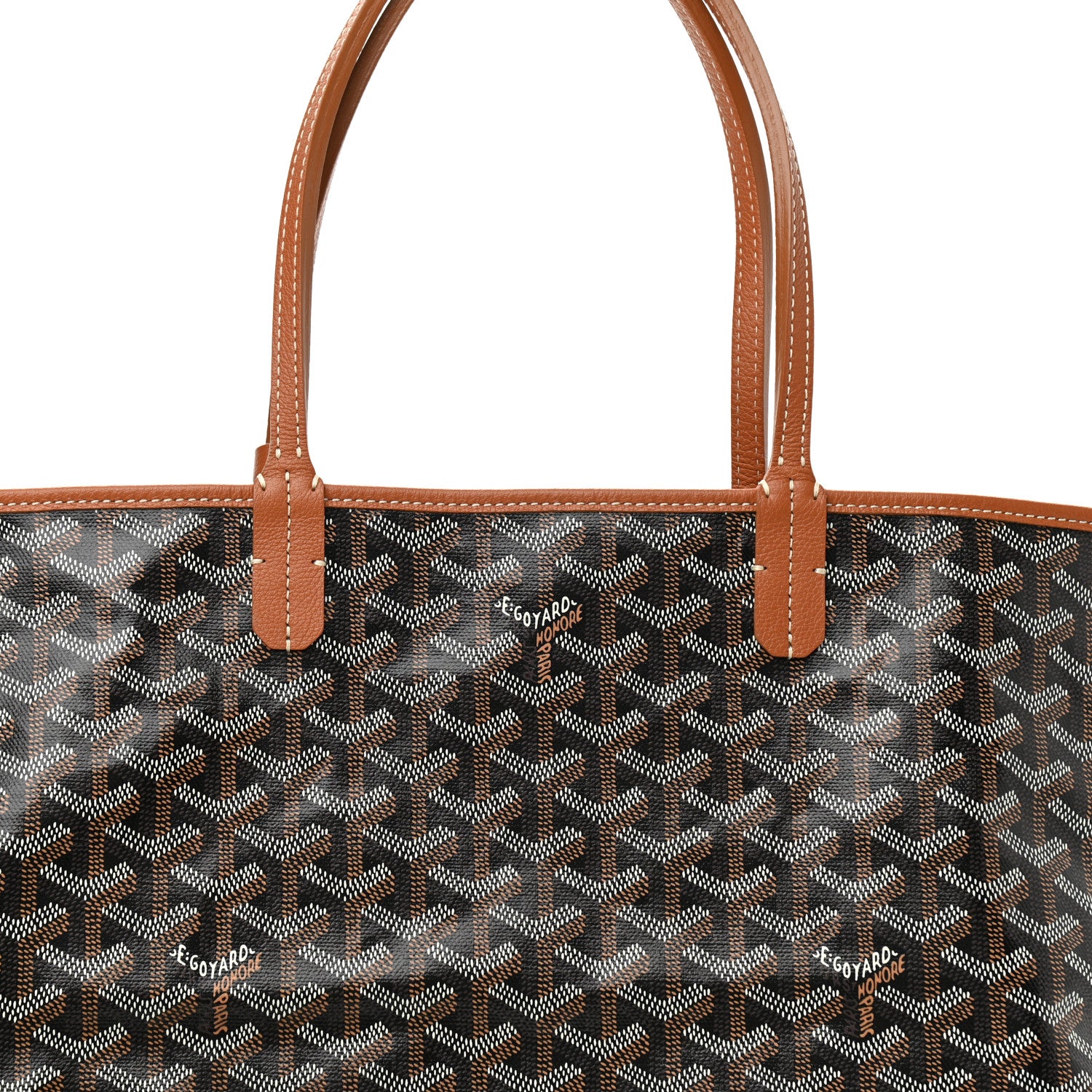 Goyard Goyardine Saint Louis PM Black Gold 6 of 9