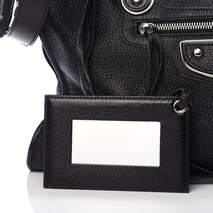 Balenciaga Chevre Silver Metallic Edge Hardware City Black 11 of 11