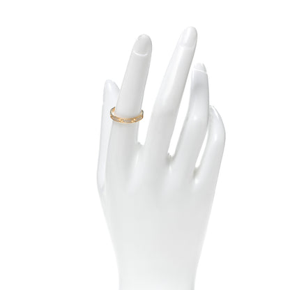 Cartier 18K Yellow Gold Diamond 2.6mm LOVE Paved Band Ring 55 7.25 2 of 6