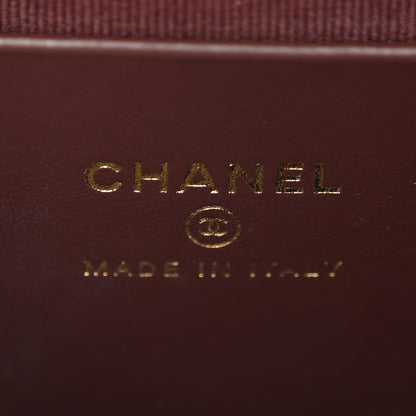 Chanel Caviar Quilted Barrel Clutch With Chain Black 6 of 11
