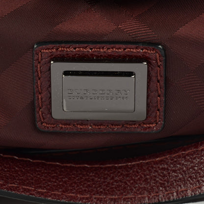 Burberry Bordeaux Canvas Check Large Tote 8 of 10