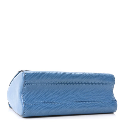 Louis Vuitton Epi Twist Shoulder Bag MM Blue Jean 4 of 9
