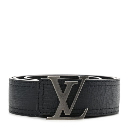Louis Vuitton Utah LV Initiales Belt 90 36 Navy 1 of 5