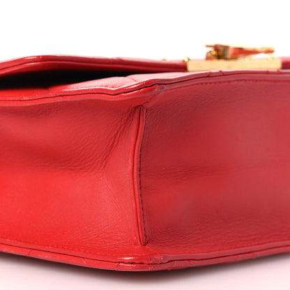 Chanel Lambskin Quilted Large Golden Class Flap Red 15 of 33