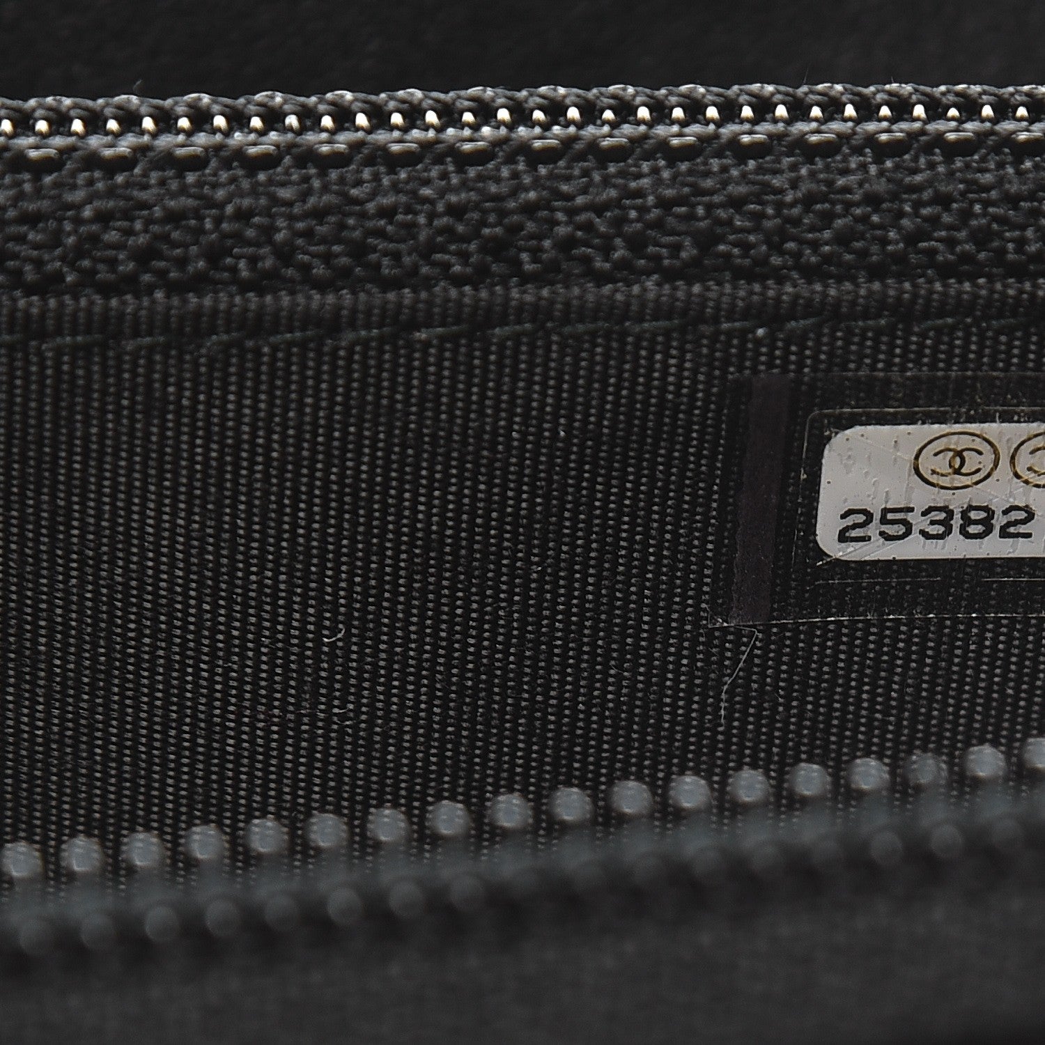 Chanel Caviar Quilted Boy Small Zip Around Wallet Black 8 of 9