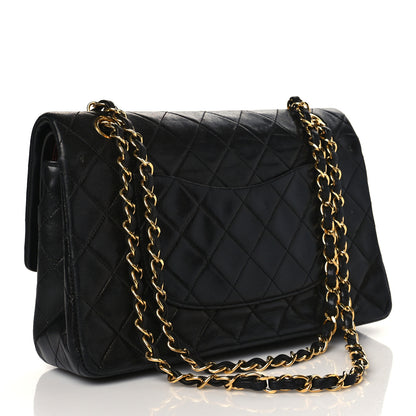 Chanel Lambskin Quilted Medium Double Flap Black 3 of 12
