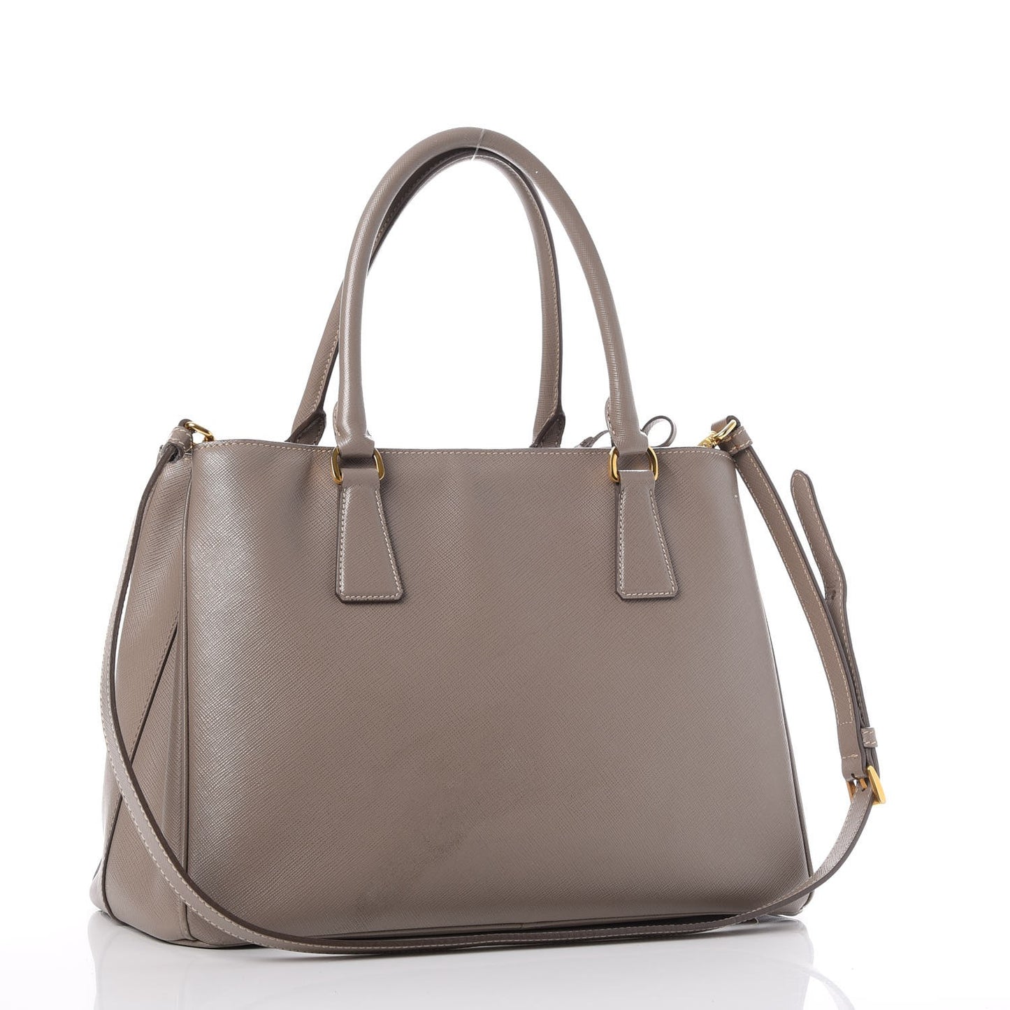 Saffiano Lux Medium Tote Argilla