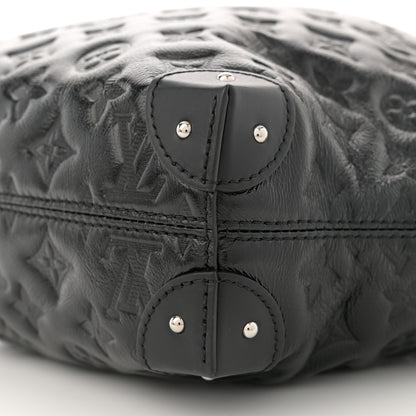 Louis Vuitton Lambskin Monogram Shadow Coussin Noe Trunk PM Black 9 of 9