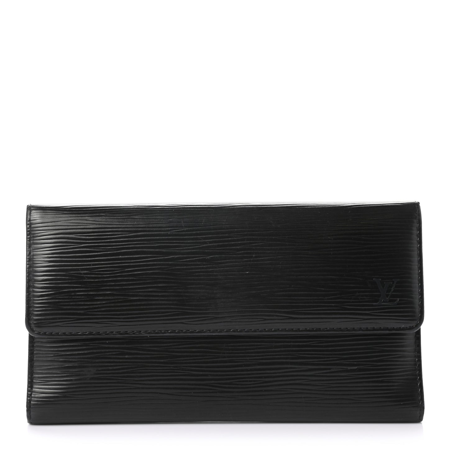 Epi Porte Tresor International Wallet Black