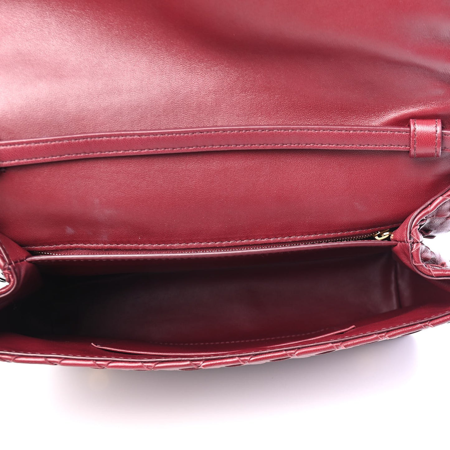 Nappa Intrecciato Crossbody Bordeaux