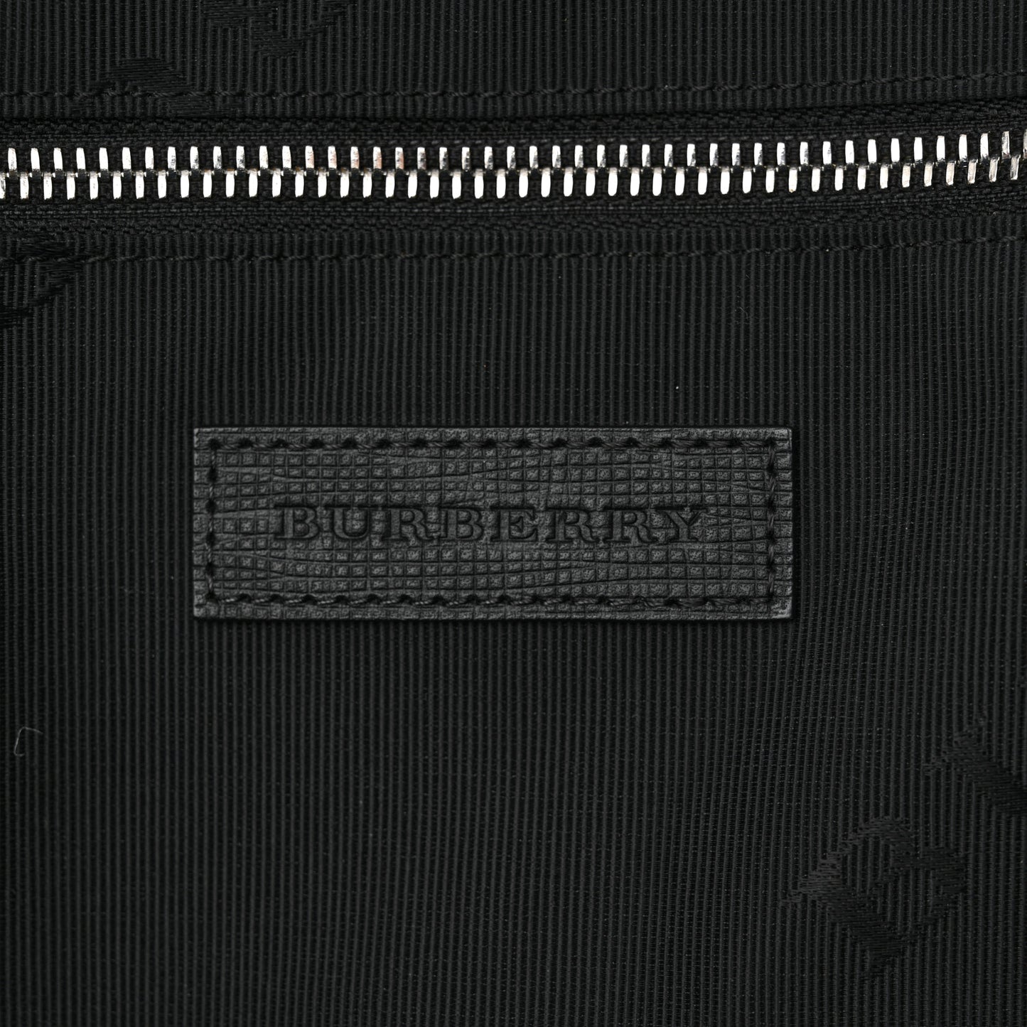 Nylon Check Abbeydale Simple Backpack  Black
