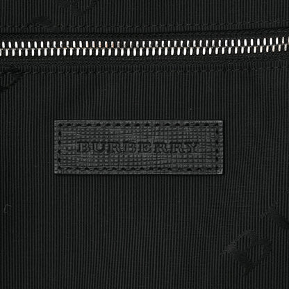 Burberry Nylon Check Abbeydale Simple Backpack  Black 6 of 10