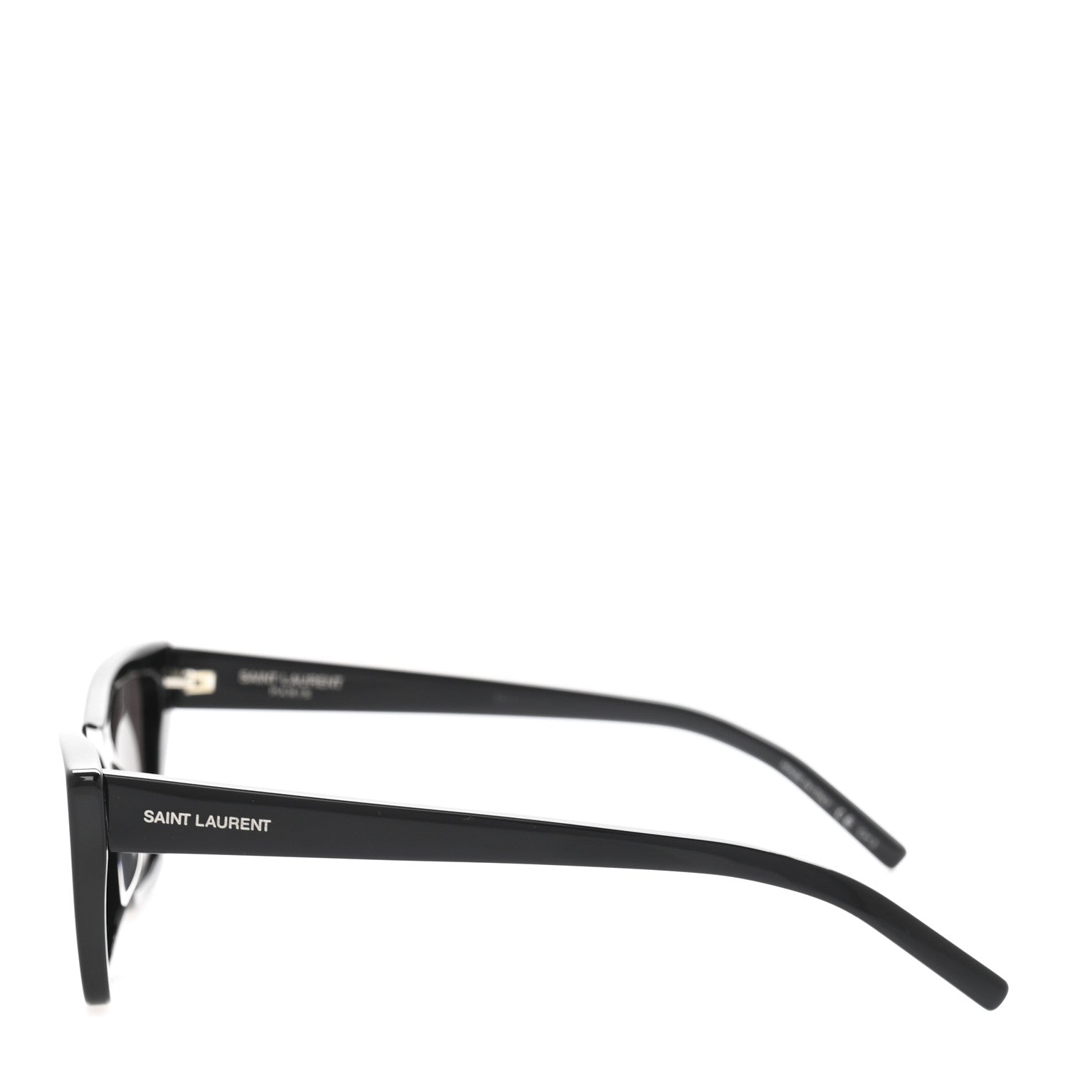 Saint Laurent Acetate Mica Cat Eye Sunglasses SL 276 Black 3 of 8