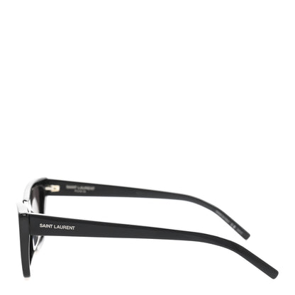 Saint Laurent Acetate Mica Cat Eye Sunglasses SL 276 Black 3 of 8