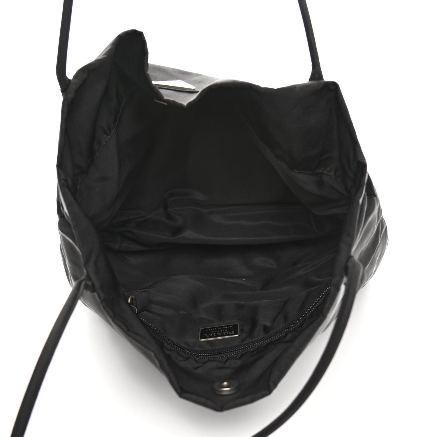 Prada Nylon Vela Shoulder Bag Black 5 of 10