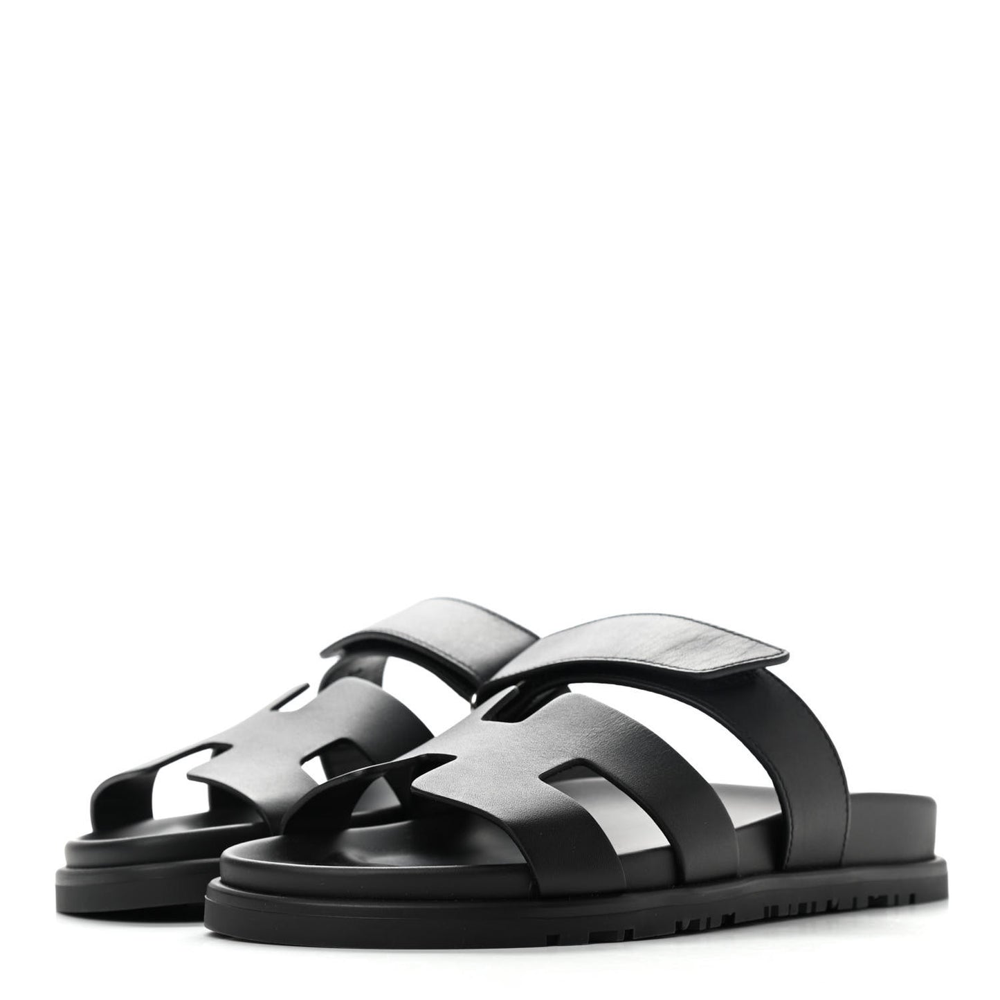 Calfskin Womens Chypre Sandals 36 Black
