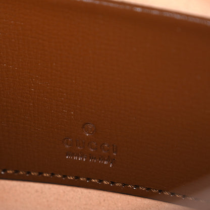 Gucci GG Supreme Monogram Azalea Calfskin Web Mini Jackie 1961 Hobo Beige Ebony Brown Sugar 6 of 10