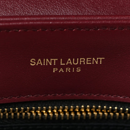 Saint Laurent Calfskin Y Quilted Monogram Toy Loulou Monogram Crossbody Bag Rouge Legion 7 of 12