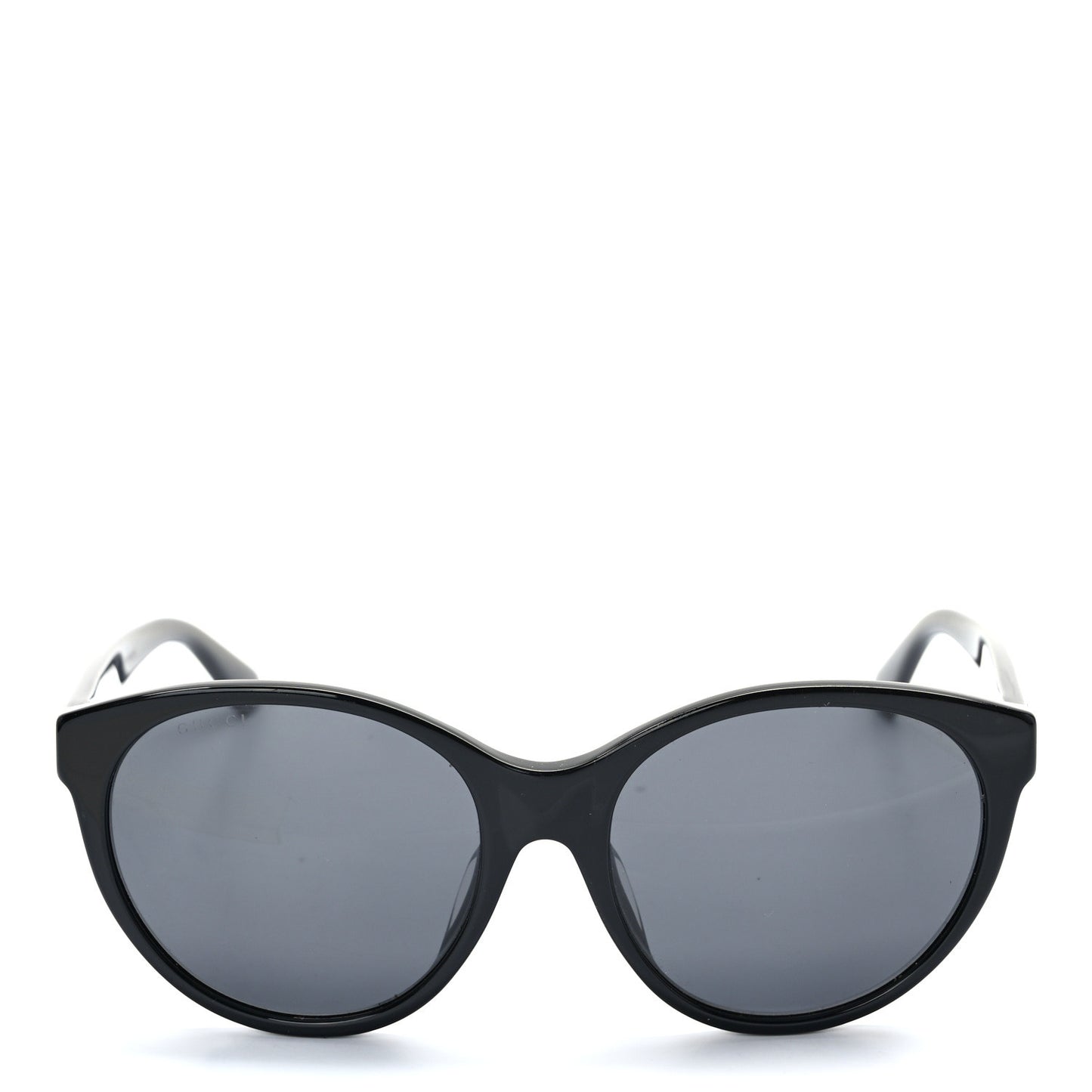 Round Frame Crystal Sunglasses GG 0419S Black