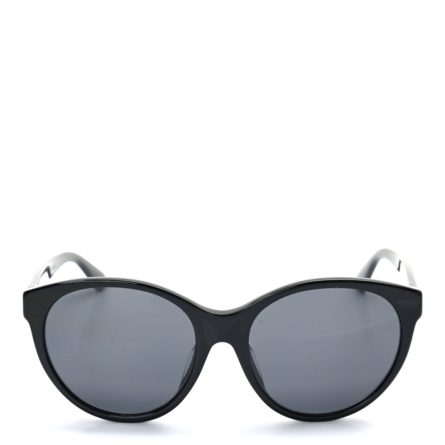 Gucci Round Frame Crystal Sunglasses GG 0419S Black 2 of 7