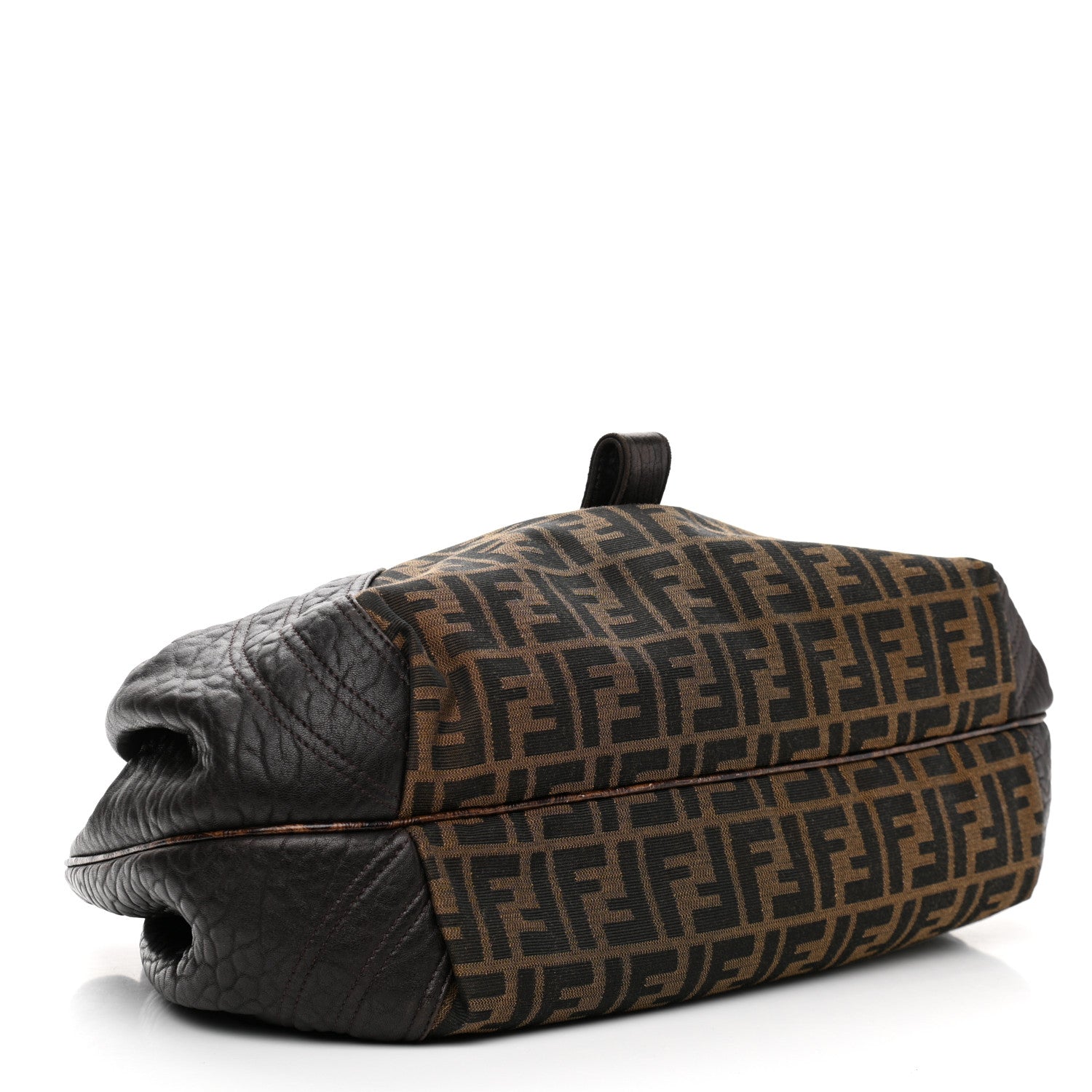 Fendi Zucca Nappa Nuvolata Vitello Tortuga Spy Tobacco Moro 4 of 11