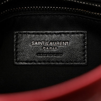 Saint Laurent Crinkled Calfskin Matelasse Monogram Niki Chain Wallet Rouge Eros 6 of 10