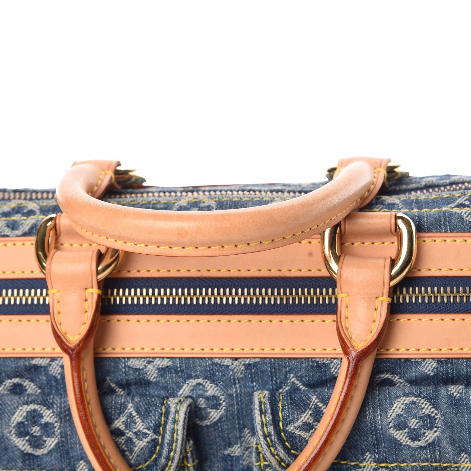Louis Vuitton Monogram Denim Neo Speedy Blue 9 of 12