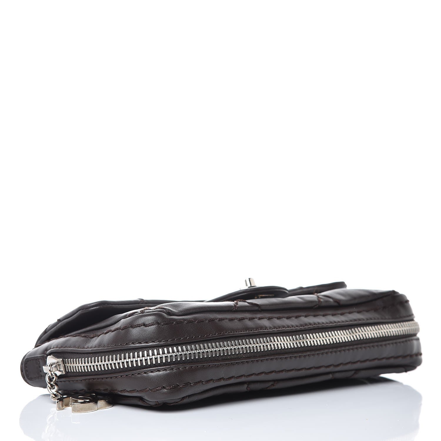 Chanel Calfskin Expandable Flap Brown 3 of 8