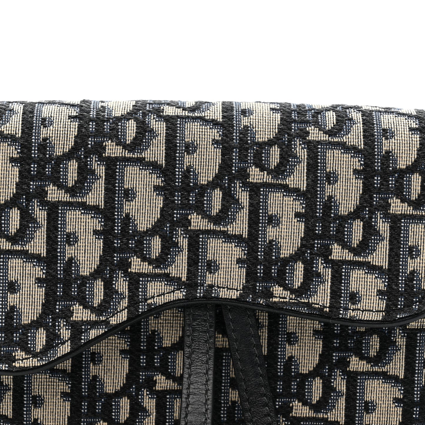 Oblique Saddle Belt Bag Blue