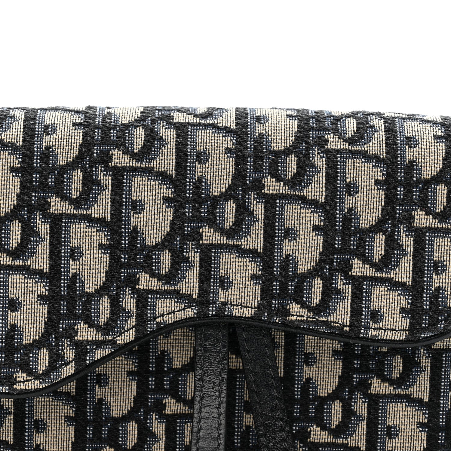 Christian Dior Oblique Saddle Belt Bag Blue 8 of 11
