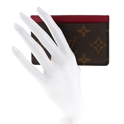 Louis Vuitton Monogram Card Holder Fuchsia 2 of 6