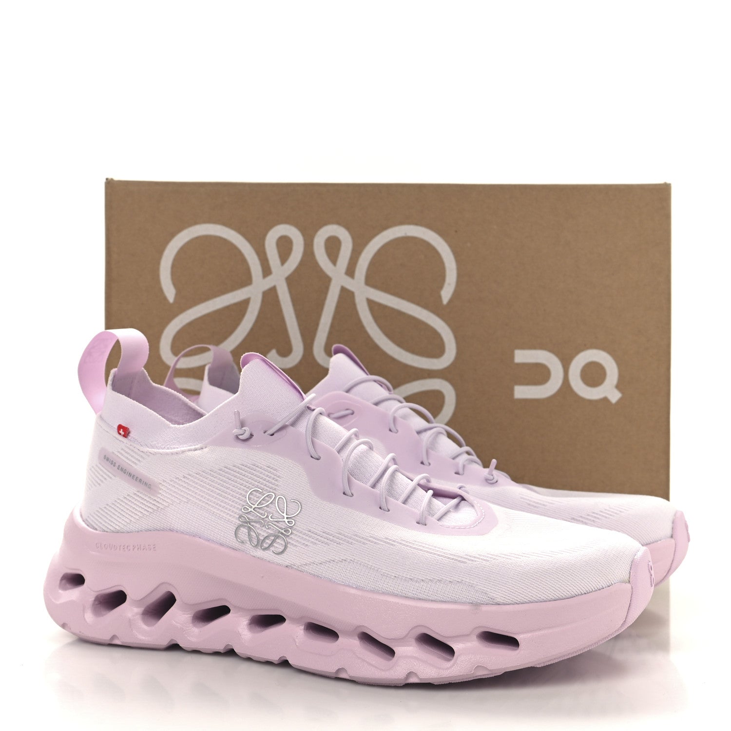 Loewe X ON Recycled Polyester Womens Cloudtilt Sneakers 40 Pale Pink 9 of 9