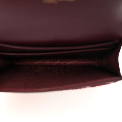 Christian Dior Oblique Saddle Card Holder Bordeaux 5 of 11