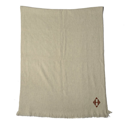 Hermes Wool Toit du Monde Stole Snow 3 of 6