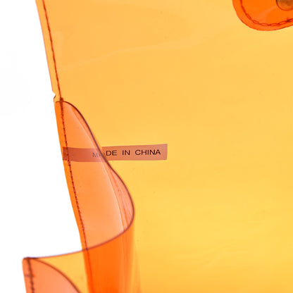 Hermes Vinyl Souvenir De L'Exposition Kelly Orange 6 of 8