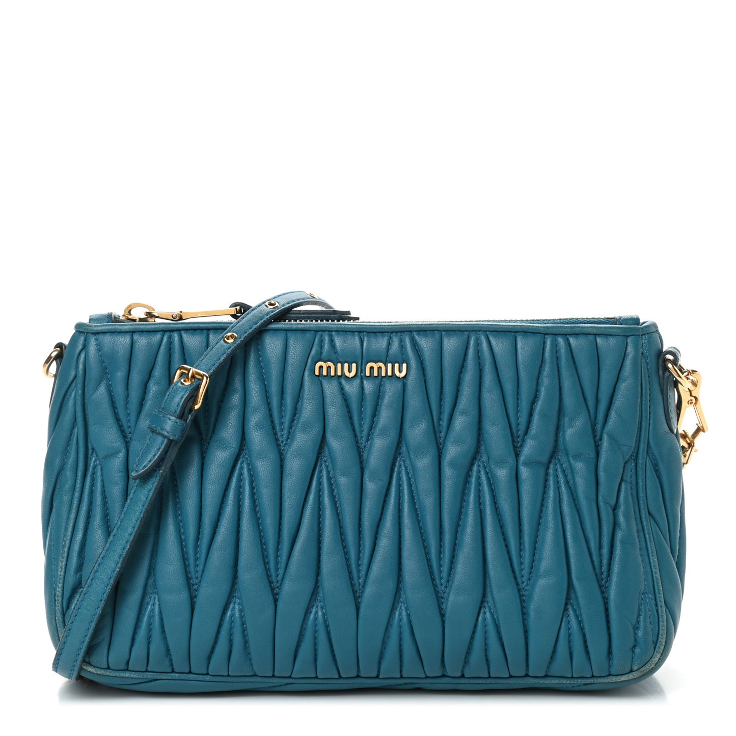 Nappa Matelasse Crossbody Laguna
