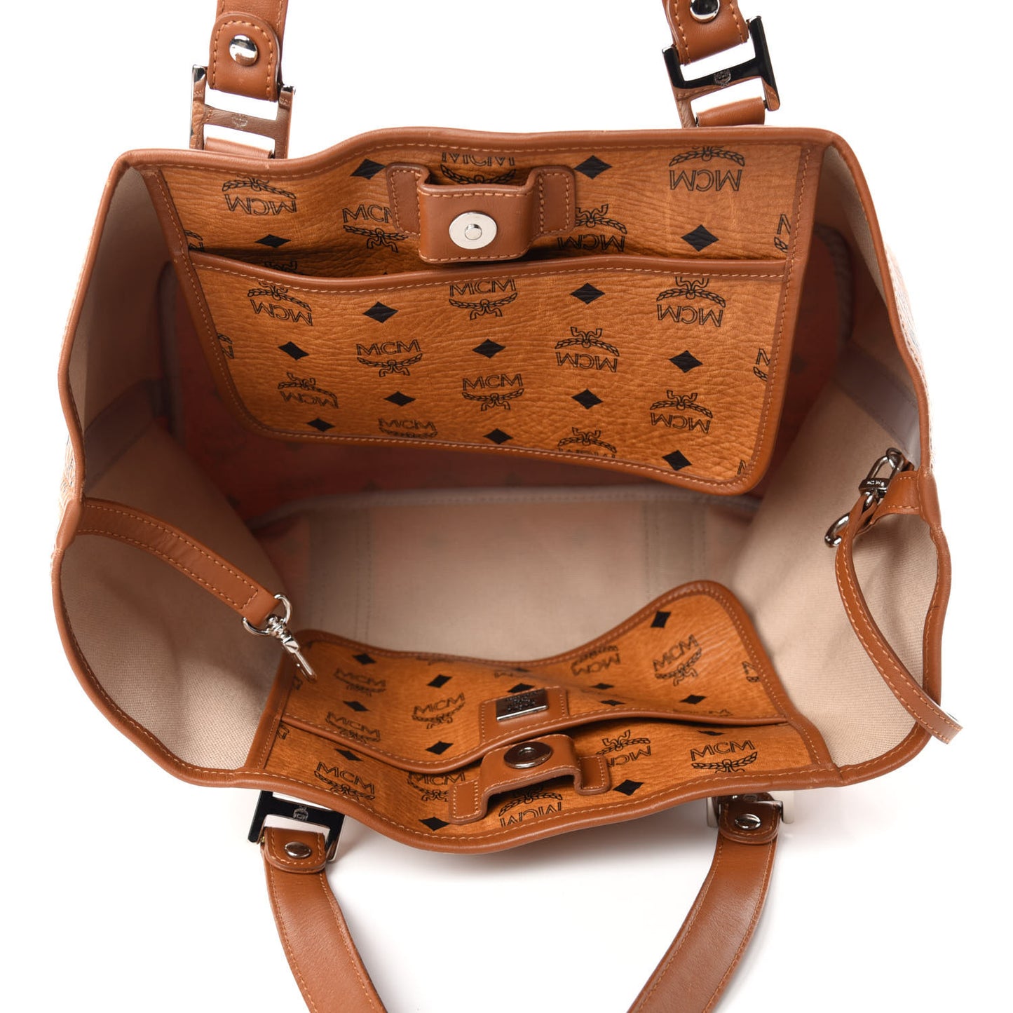 Visetos Shopping Tote Cognac