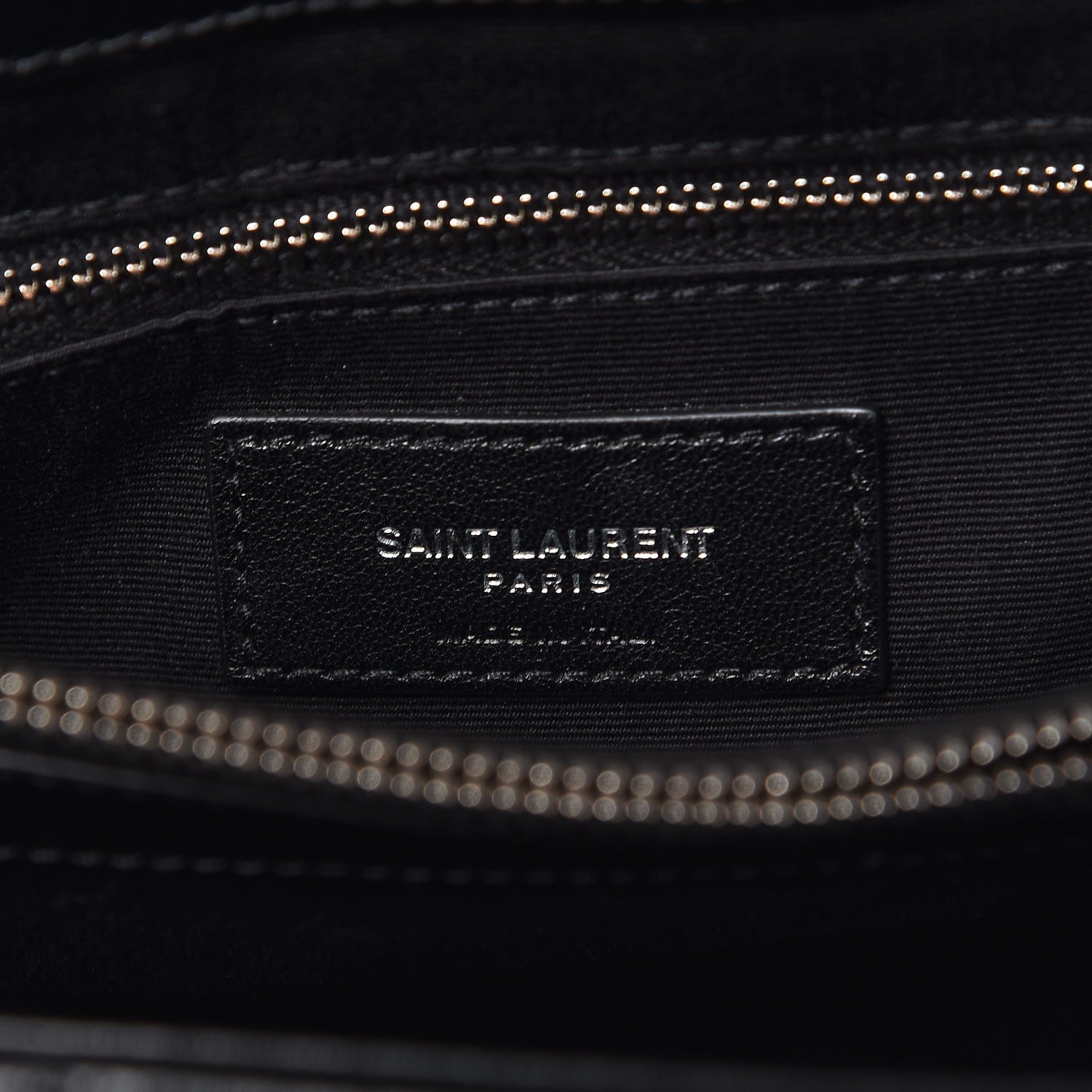 Saint Laurent Calfskin Y Quilted Monogram Medium Loulou Chain Satchel Black 8 of 9