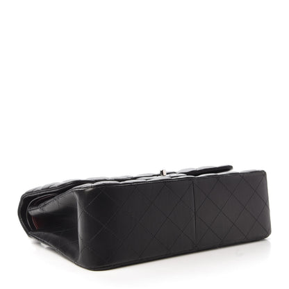 Chanel Lambskin Quilted Jumbo Double Flap Black 4 of 11