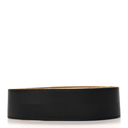 Louis Vuitton Calfskin Chevron 50mm Shoulder Strap Black 2 of 3