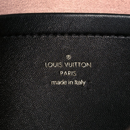 Louis Vuitton Lambskin Embossed Monogram Pochette Coussin Black 6 of 9