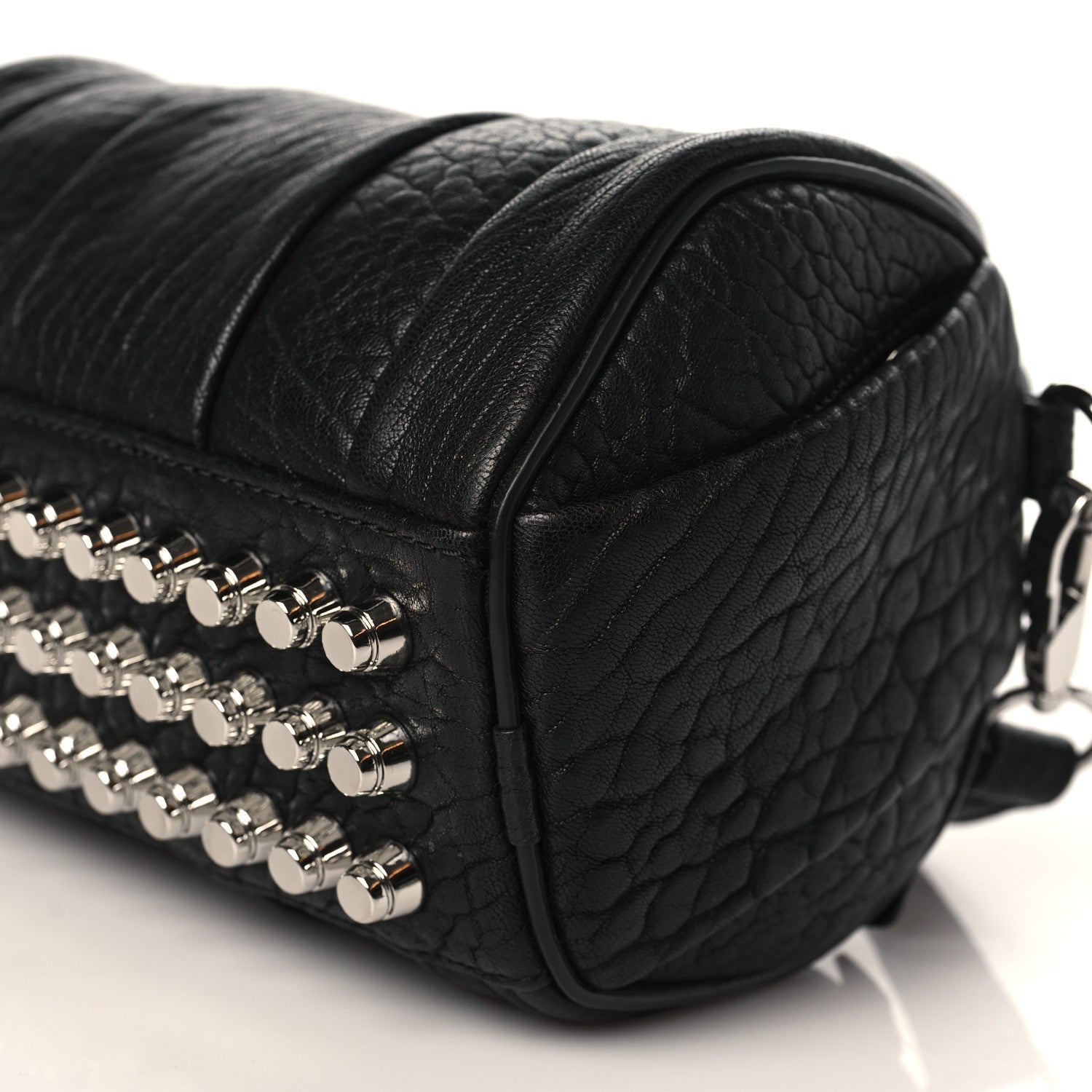 Alexander Wang Pebbled Lambskin Mini Rockie Black Rhodium Hardware 8 of 8