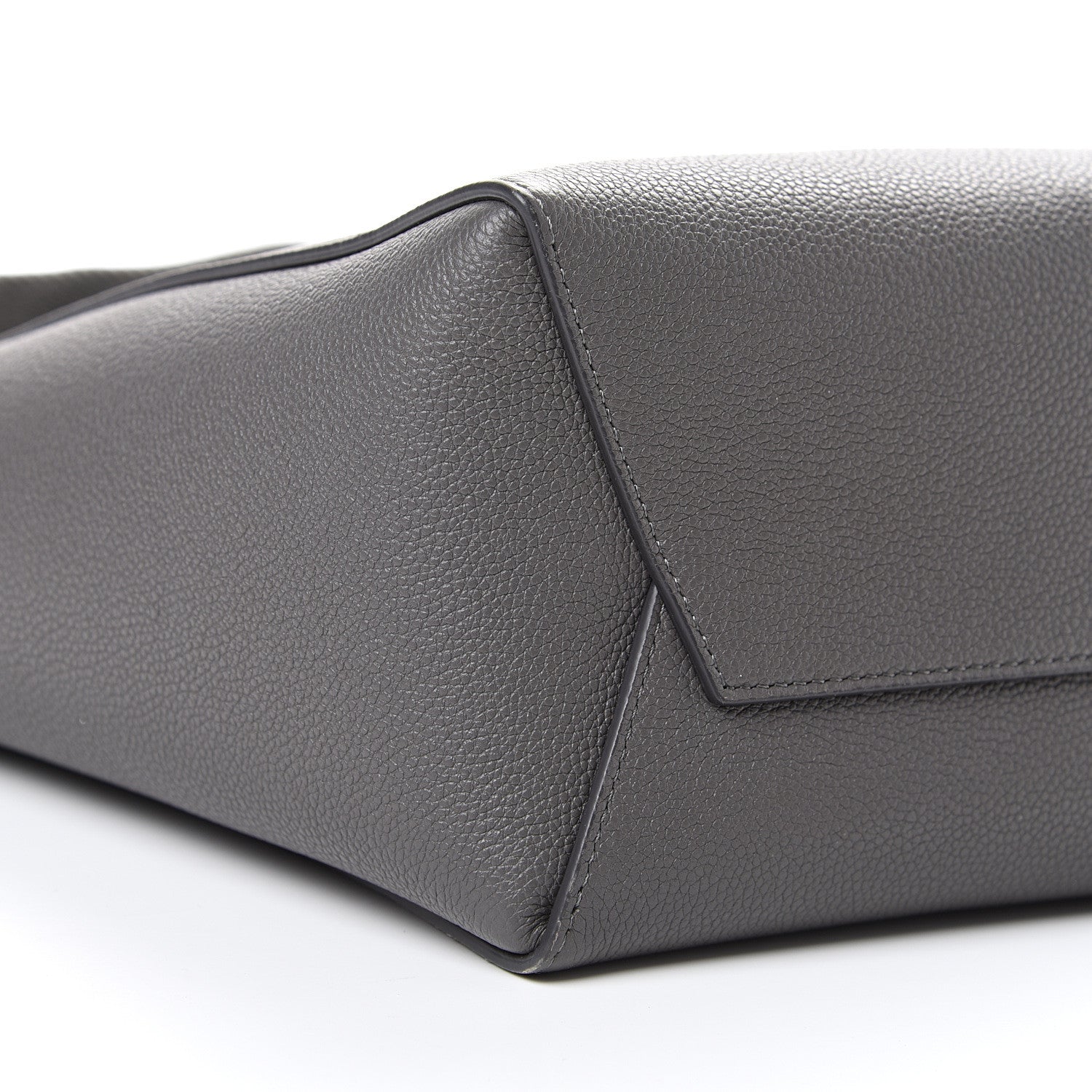 Celine Soft Grained Calfskin Small Sangle Bucket Bag Grey 9 of 12