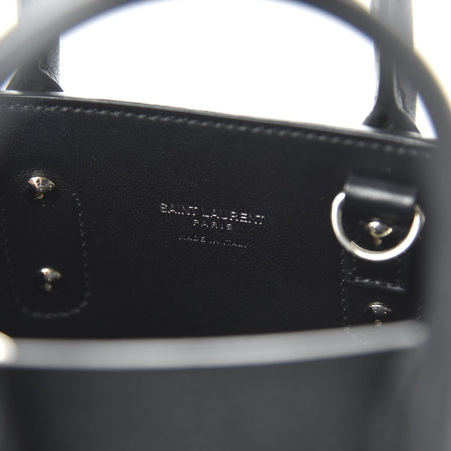 Saint Laurent Grained Calfskin Nano Sac De Jour Black 8 of 10