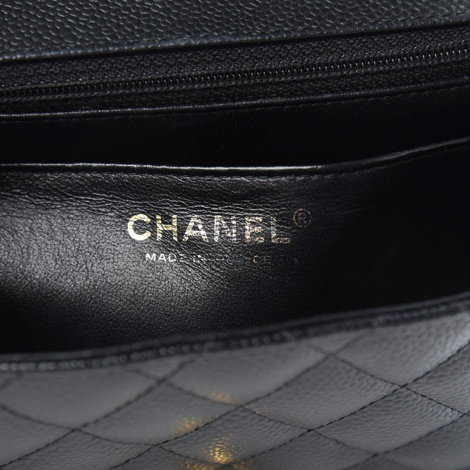 Chanel Caviar Quilted Mini Square Flap Black 6 of 9