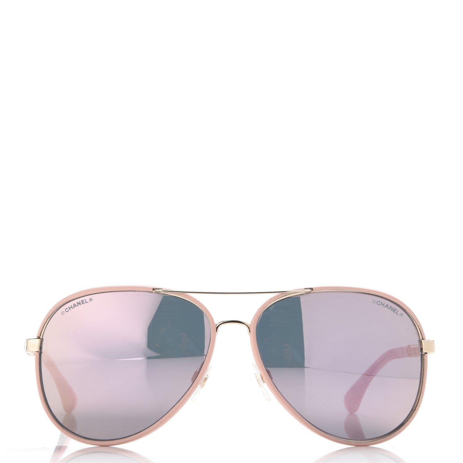 Chanel Pilot Winter Sunglasses 4219 Light Pink 3 of 9