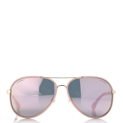 Chanel Pilot Winter Sunglasses 4219 Light Pink 3 of 9