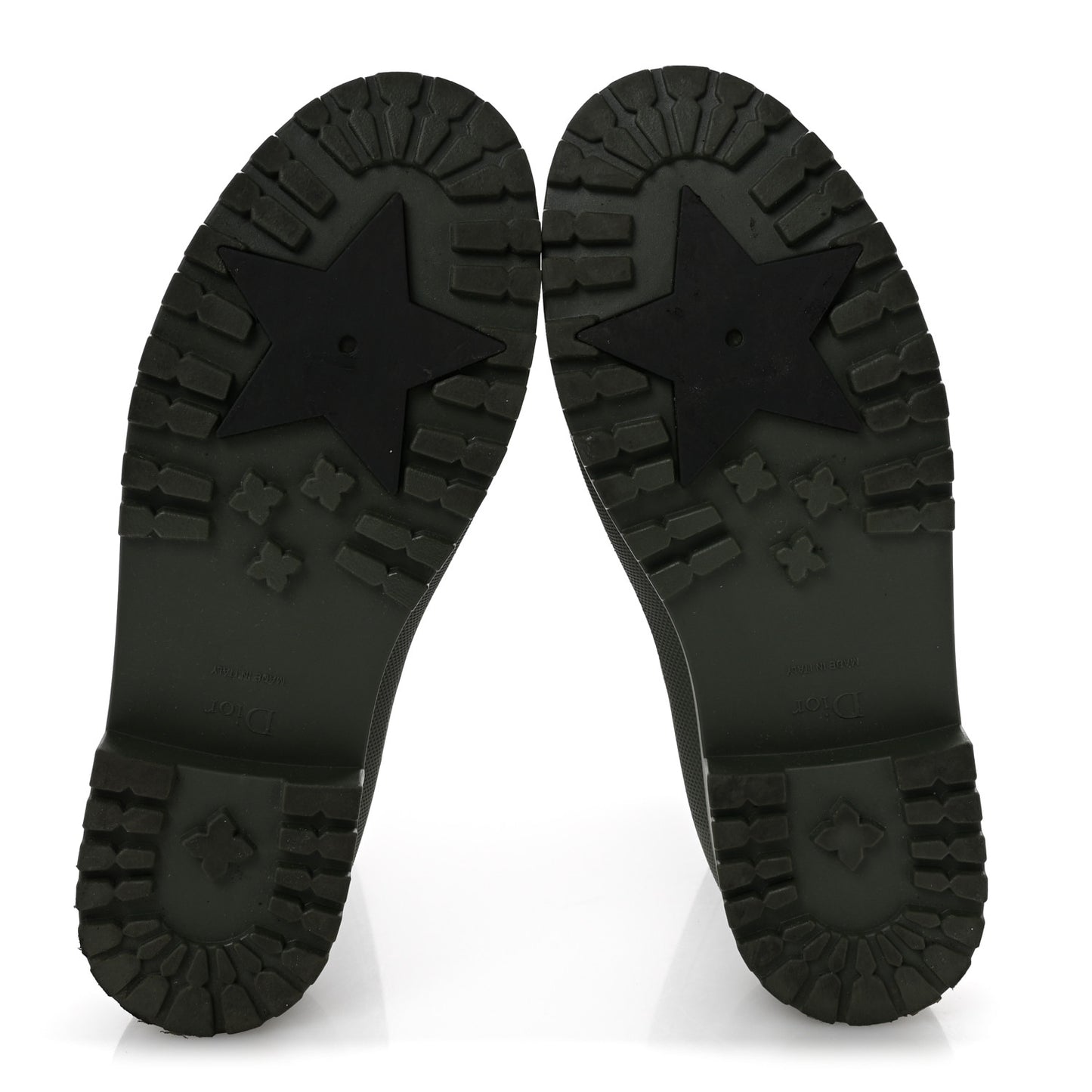 Rubber Diorunion Rain Boots 38 Black Military